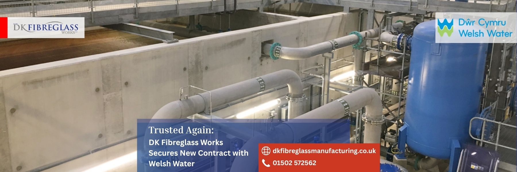 We're Back at Welsh Water: New Contract Awarded for Bretton Water Works 